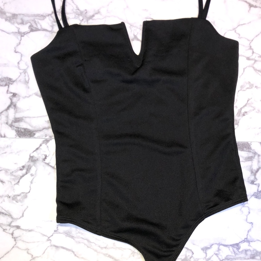 Black Corset Bodysuit